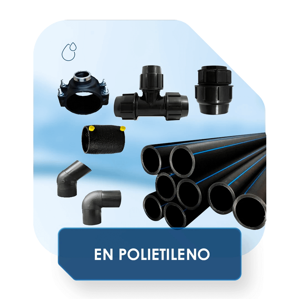 Accesorios hidráulicos en Polietileno
